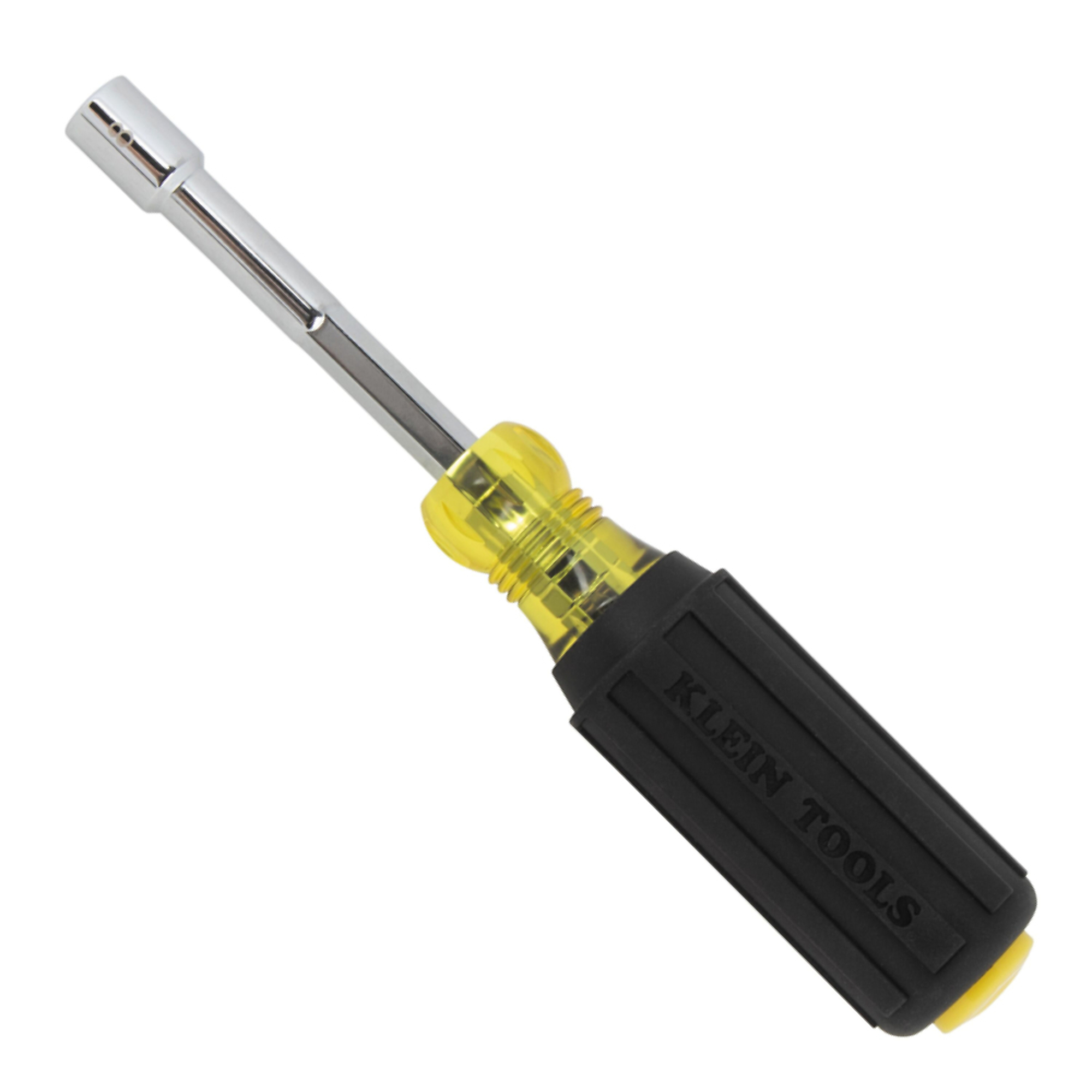 Metric Color-Coded Nut Driver, Heavy-Duty Hollow-Shaft, 8mm, Klein Tools Model# 65408M